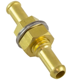 Переходник топливный "елочка" 3/8" для монтажа сквозь переборку (C33437)